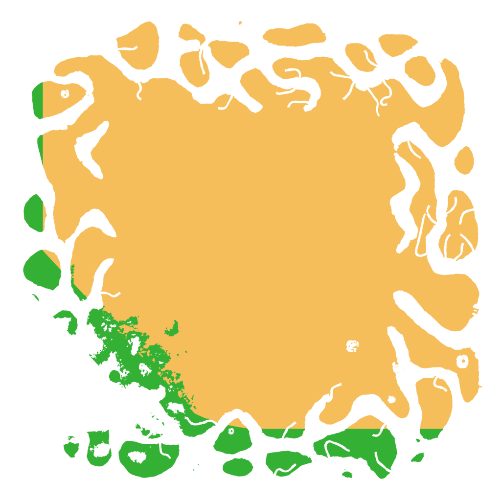 Biome Rust Map: Procedural Map, Size: 6000, Seed: 14527