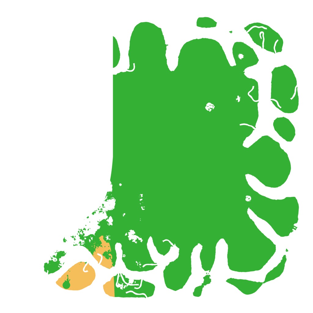 Biome Rust Map: Procedural Map, Size: 5500, Seed: 55555