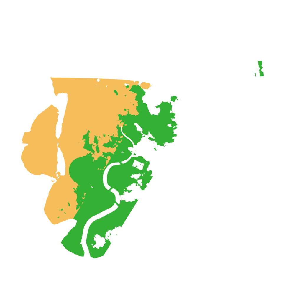 Biome Rust Map: Procedural Map, Size: 3000, Seed: 443668