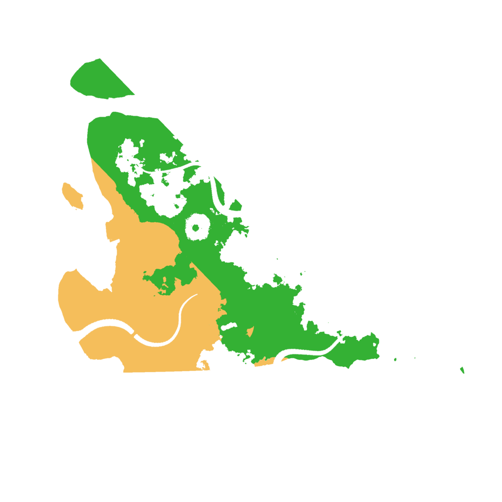 Biome Rust Map: Procedural Map, Size: 2900, Seed: 42069