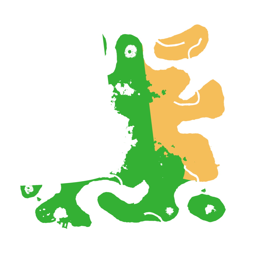 Biome Rust Map: Procedural Map, Size: 3000, Seed: 828011529