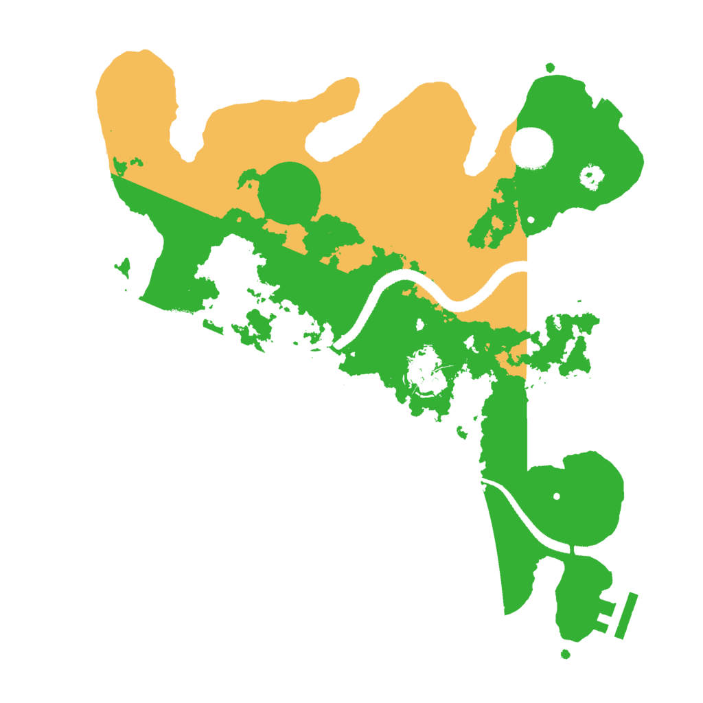 Biome Rust Map: Procedural Map, Size: 3000, Seed: 1159799190