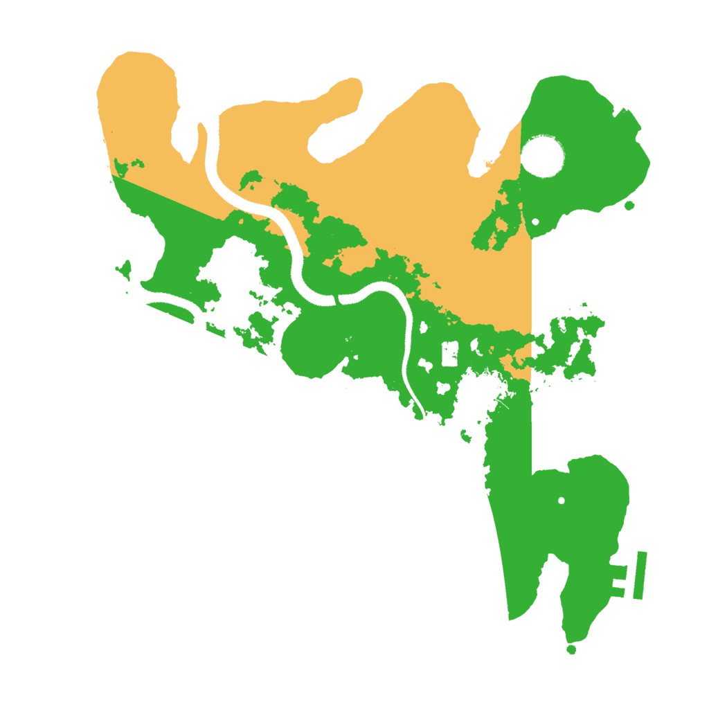 Biome Rust Map: Procedural Map, Size: 3000, Seed: 1159799190
