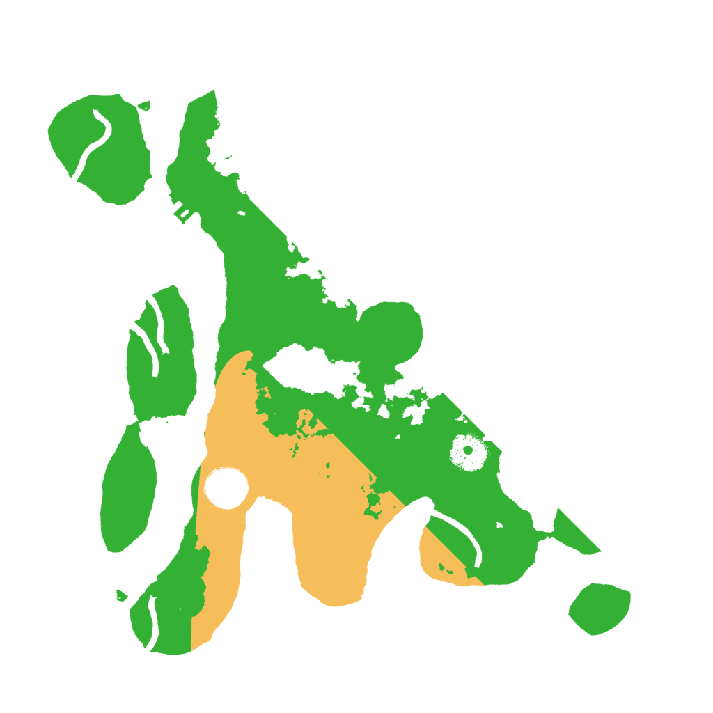 Biome Rust Map: Procedural Map, Size: 3000, Seed: 664855041