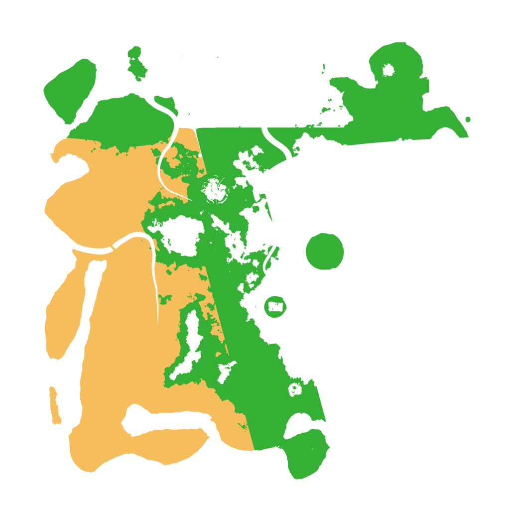 Biome Rust Map: Procedural Map, Size: 3800, Seed: 245