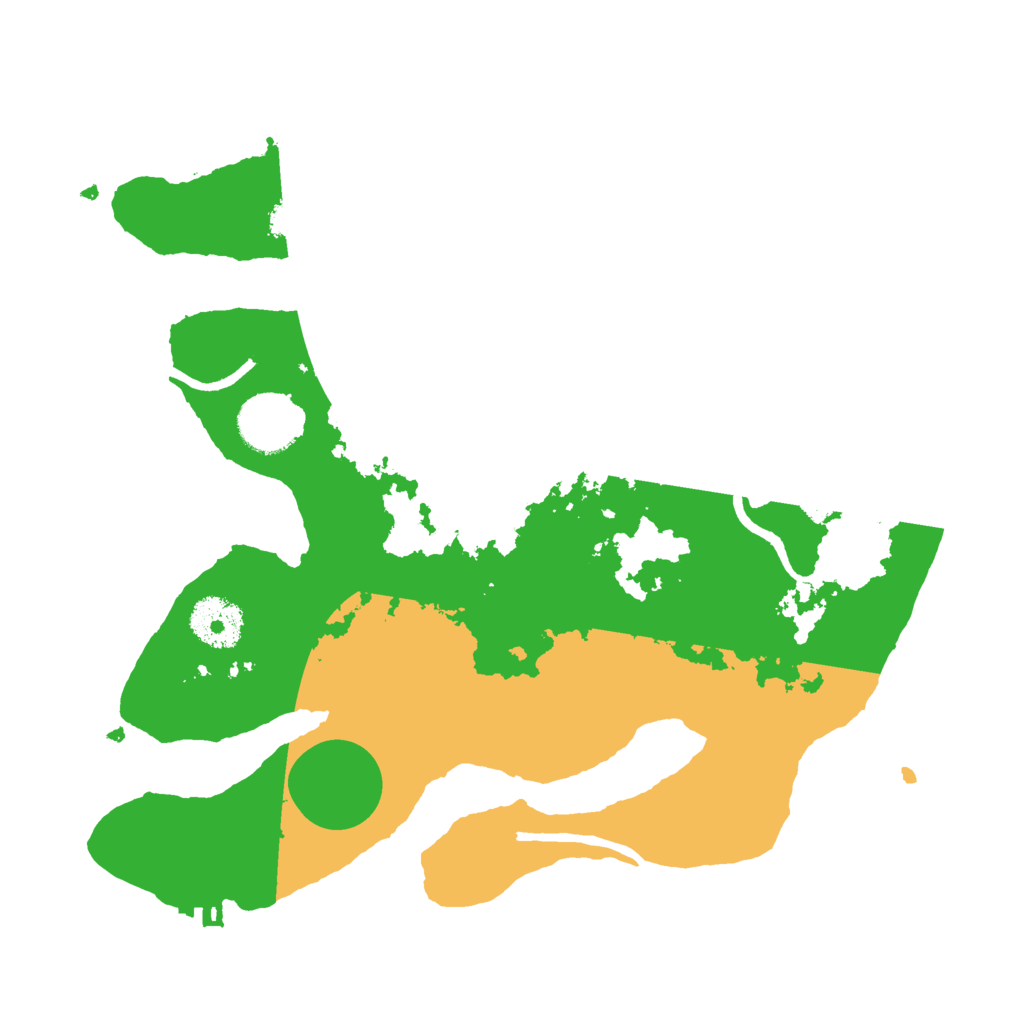 Biome Rust Map: Procedural Map, Size: 3000, Seed: 111211