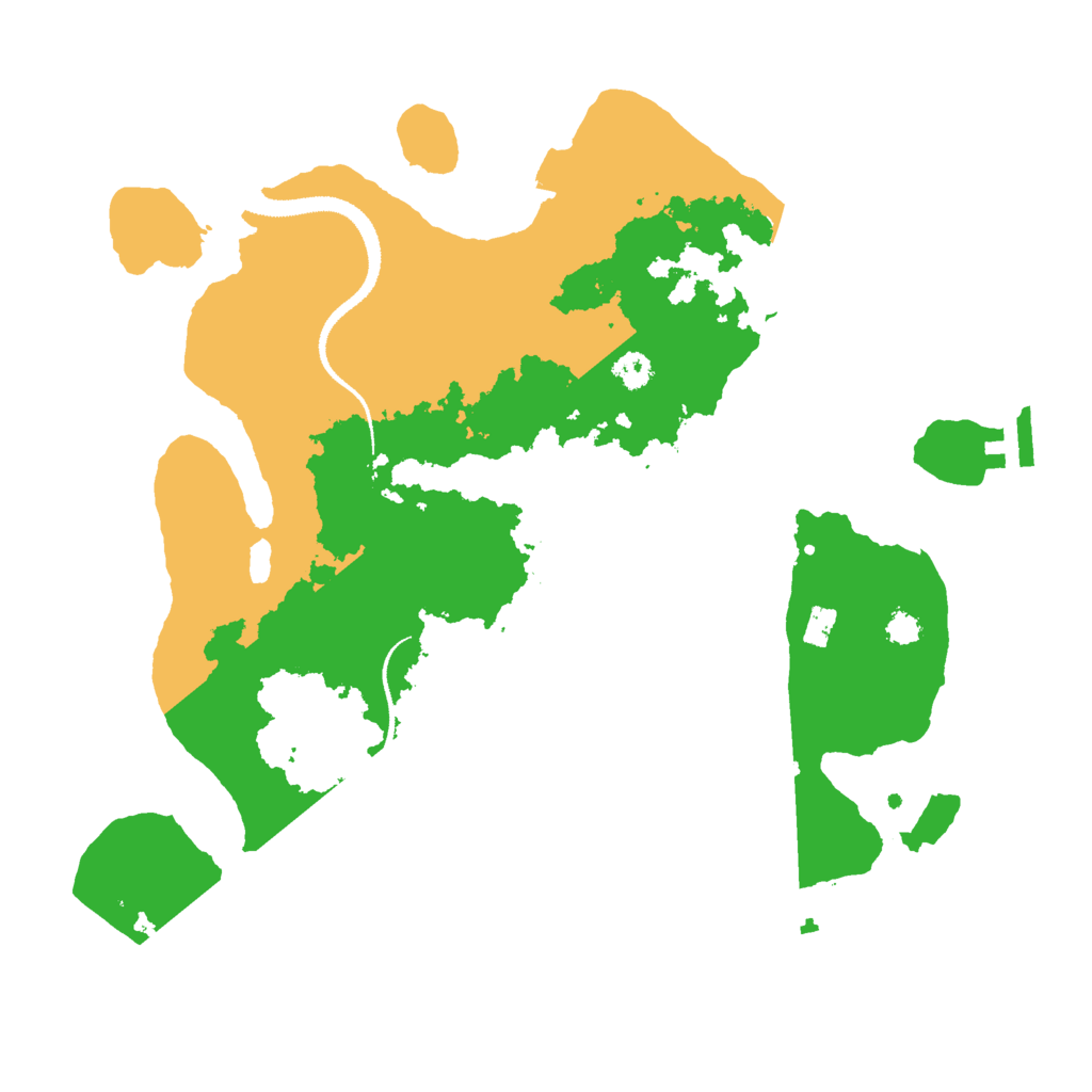 Biome Rust Map: Procedural Map, Size: 3000, Seed: 731223