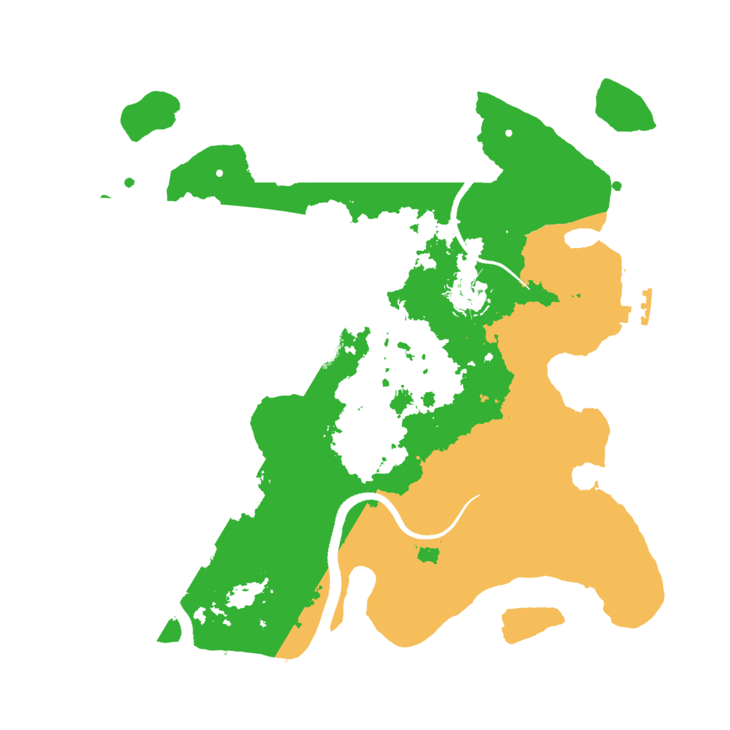 Biome Rust Map: Procedural Map, Size: 3000, Seed: 768184