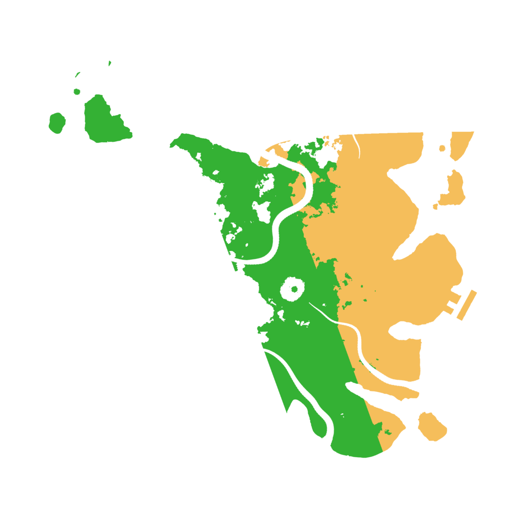 Biome Rust Map: Procedural Map, Size: 3250, Seed: 326549