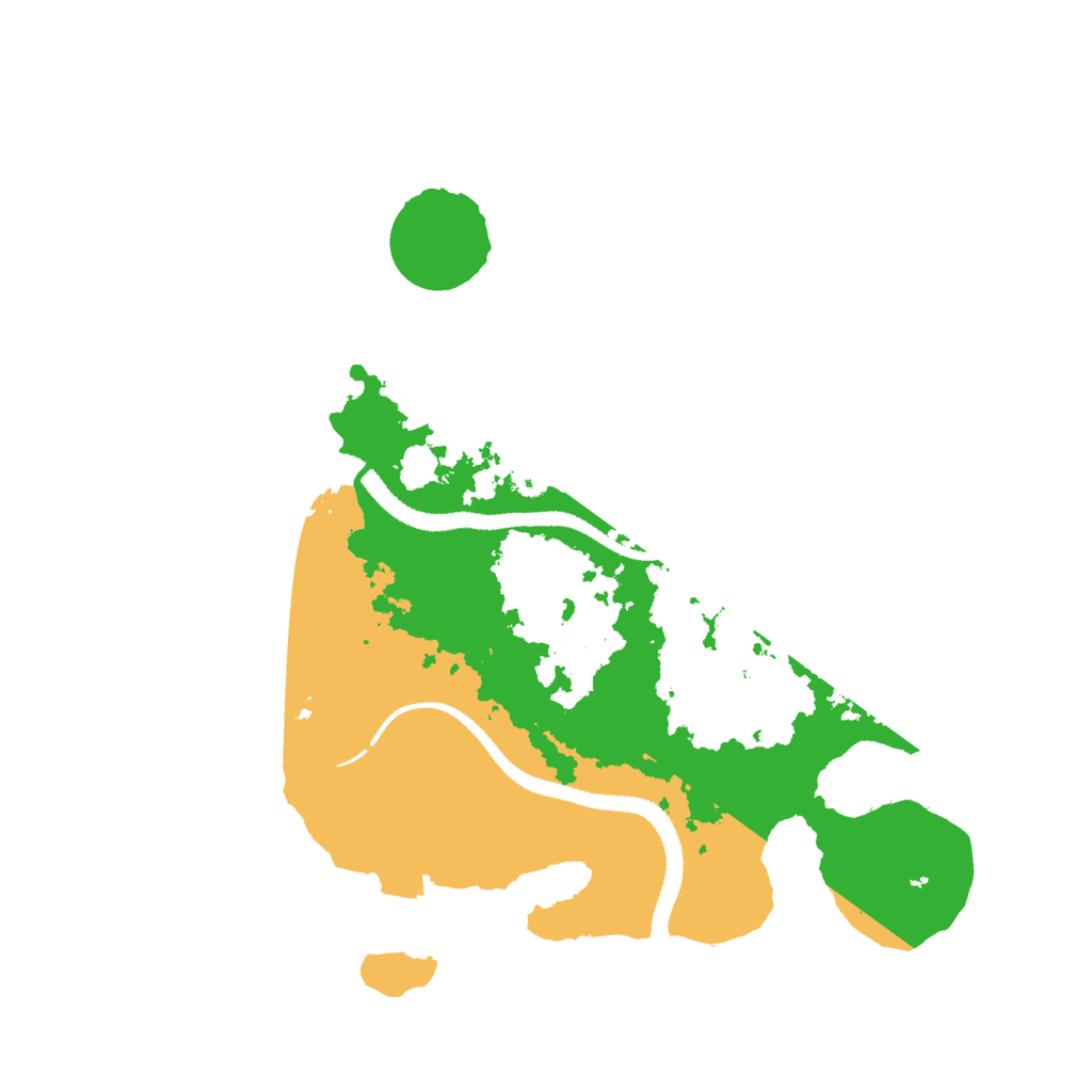 Biome Rust Map: Procedural Map, Size: 3000, Seed: 499628