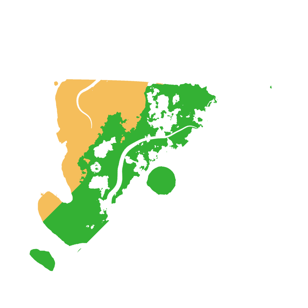 Biome Rust Map: Procedural Map, Size: 3000, Seed: 339097