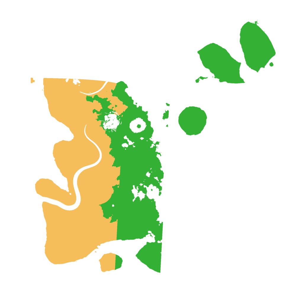 Biome Rust Map: Procedural Map, Size: 3000, Seed: 1734594383