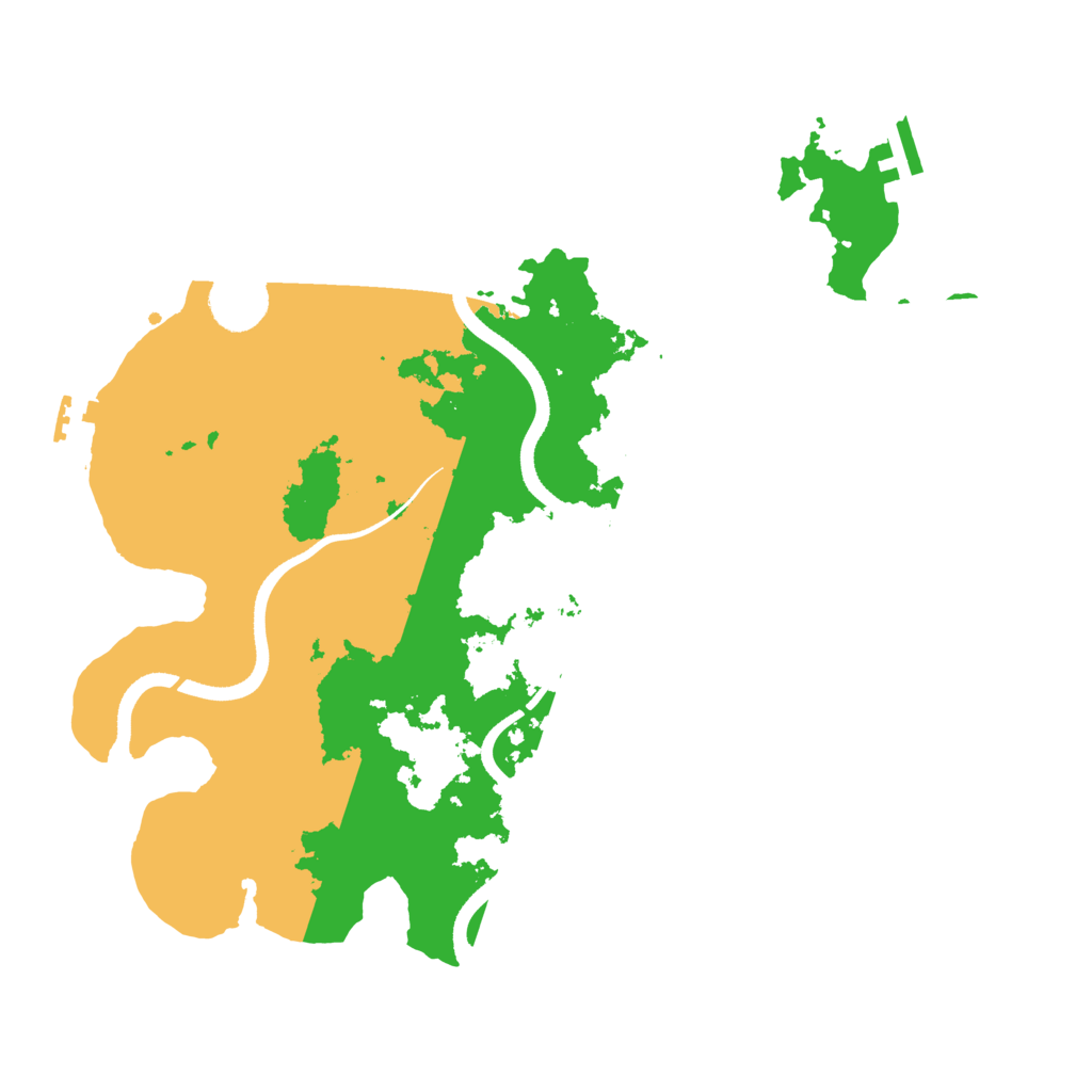 Biome Rust Map: Procedural Map, Size: 3500, Seed: 1482388009