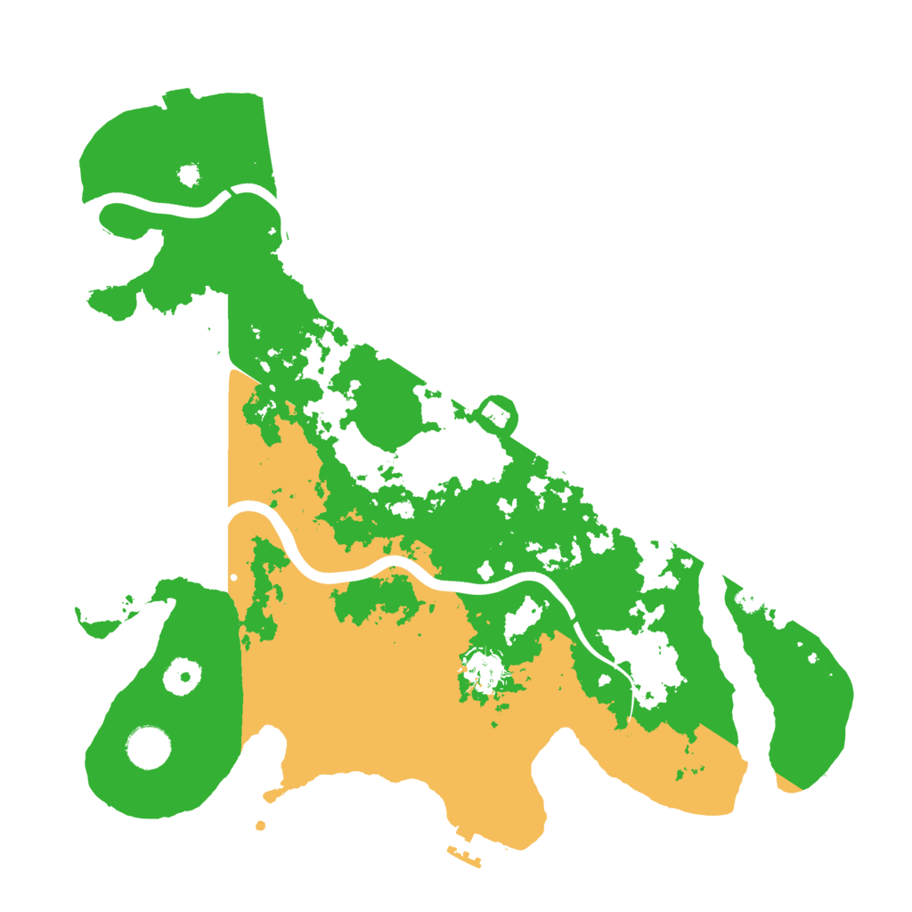 Biome Rust Map: Procedural Map, Size: 3700, Seed: 369852147