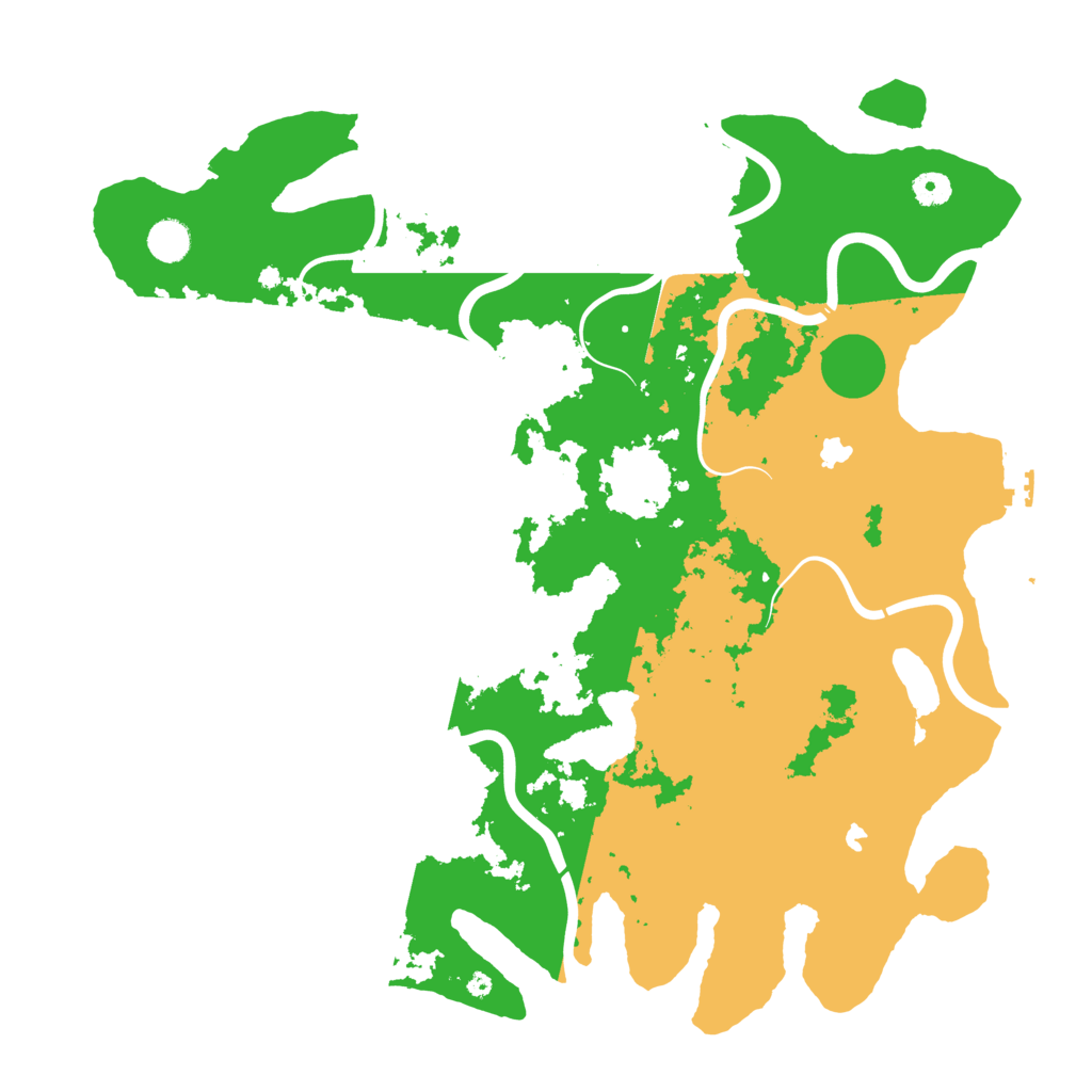 Biome Rust Map: Procedural Map, Size: 4500, Seed: 19970003