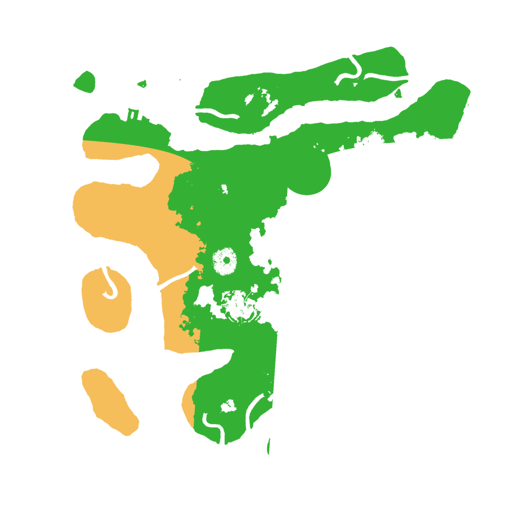 Biome Rust Map: Procedural Map, Size: 3000, Seed: 1676439778