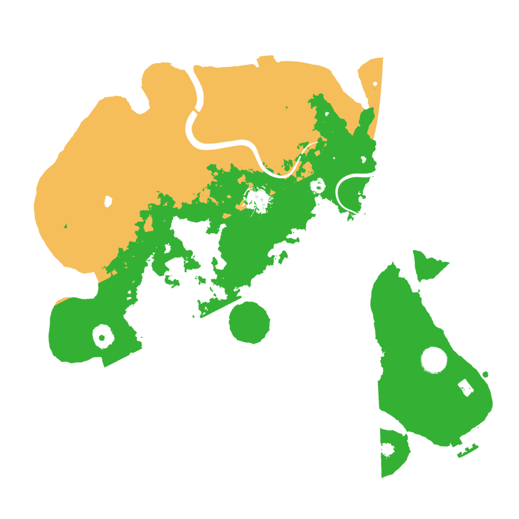 Biome Rust Map: Procedural Map, Size: 3500, Seed: 211202