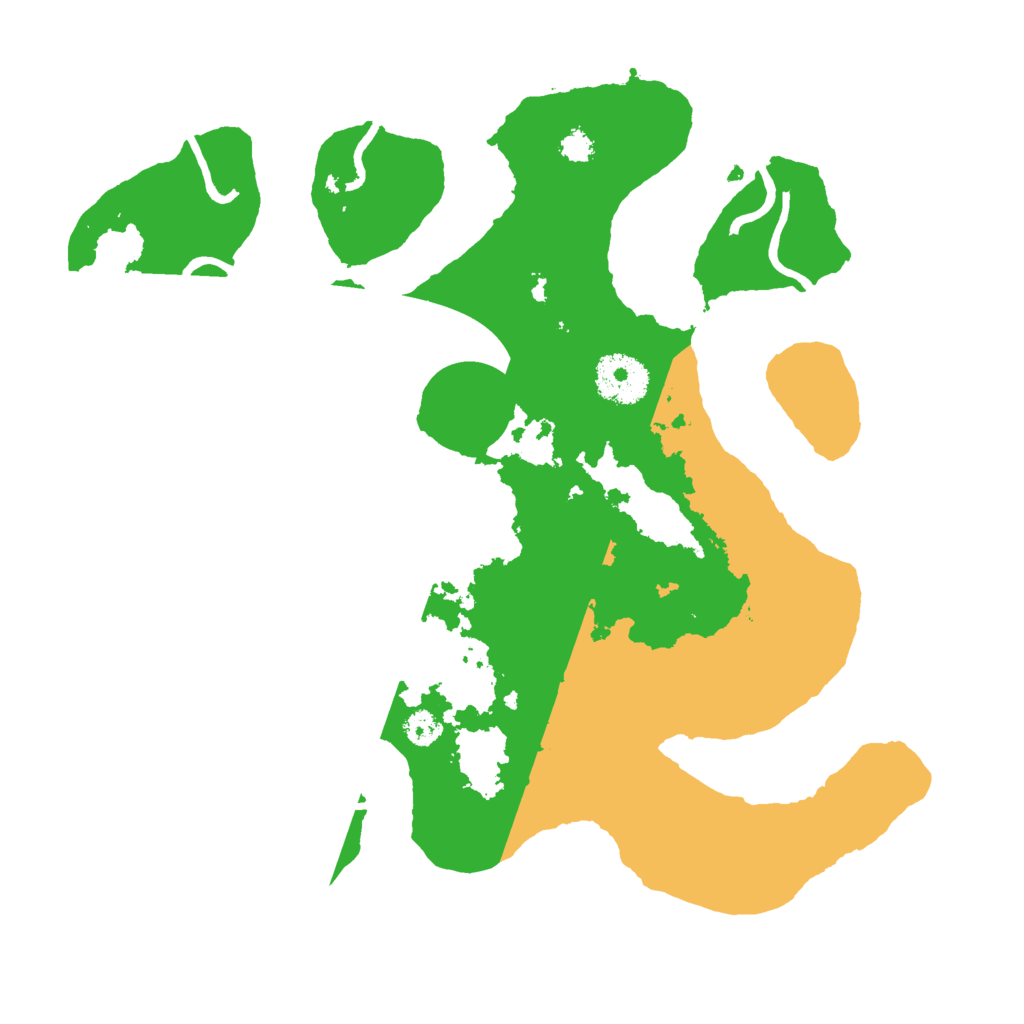 Biome Rust Map: Procedural Map, Size: 3000, Seed: 226553196