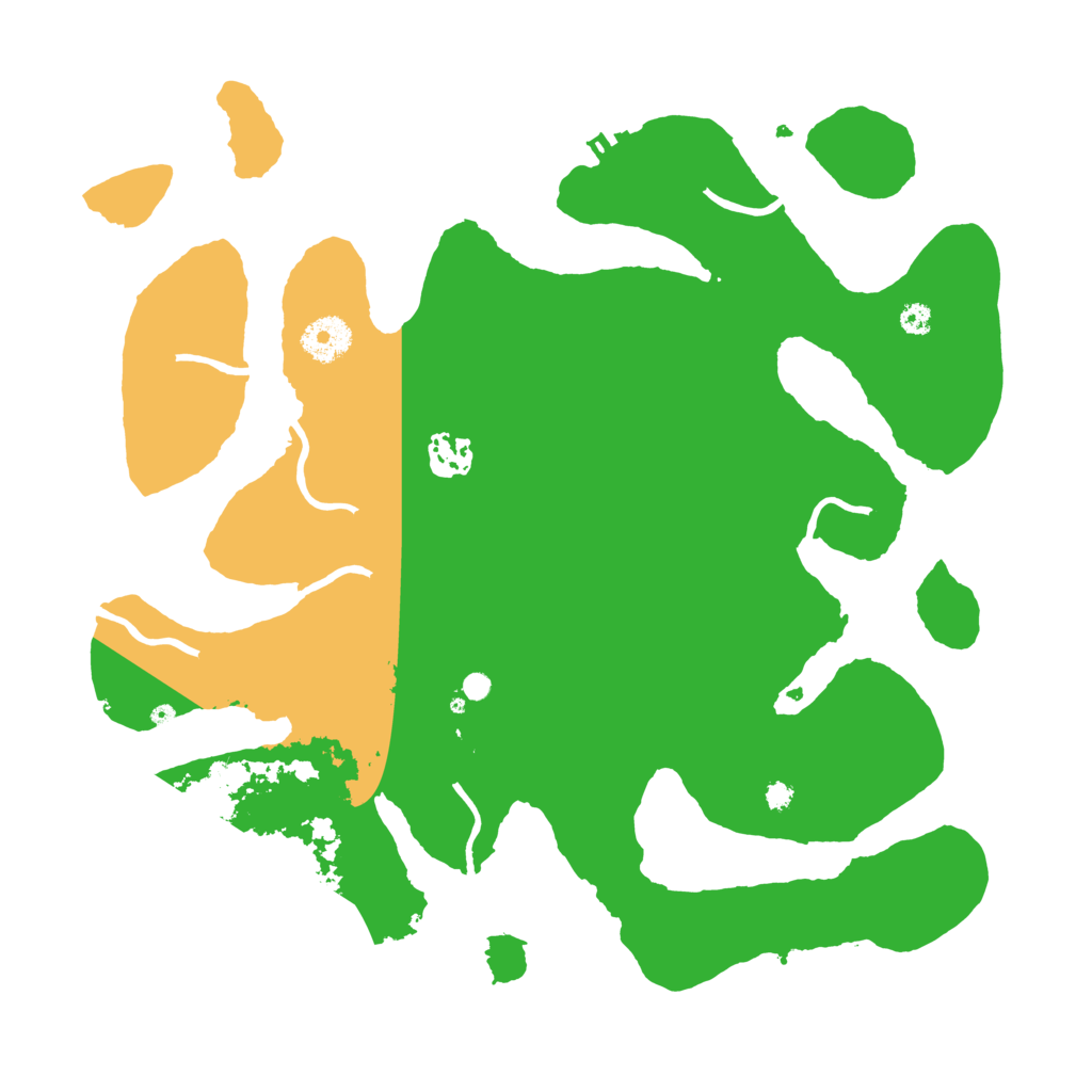 Biome Rust Map: Procedural Map, Size: 3500, Seed: 26733