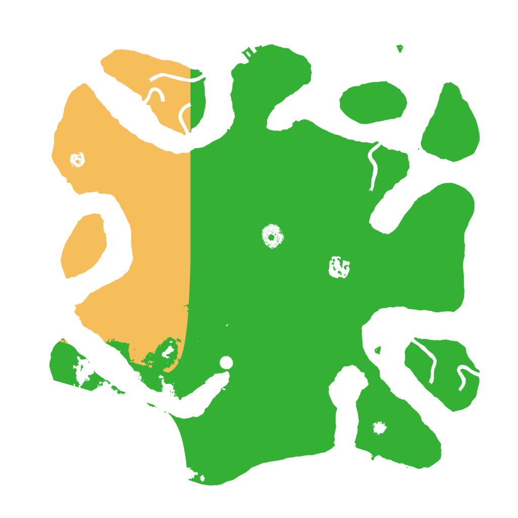 Biome Rust Map: Procedural Map, Size: 3500, Seed: 297815141