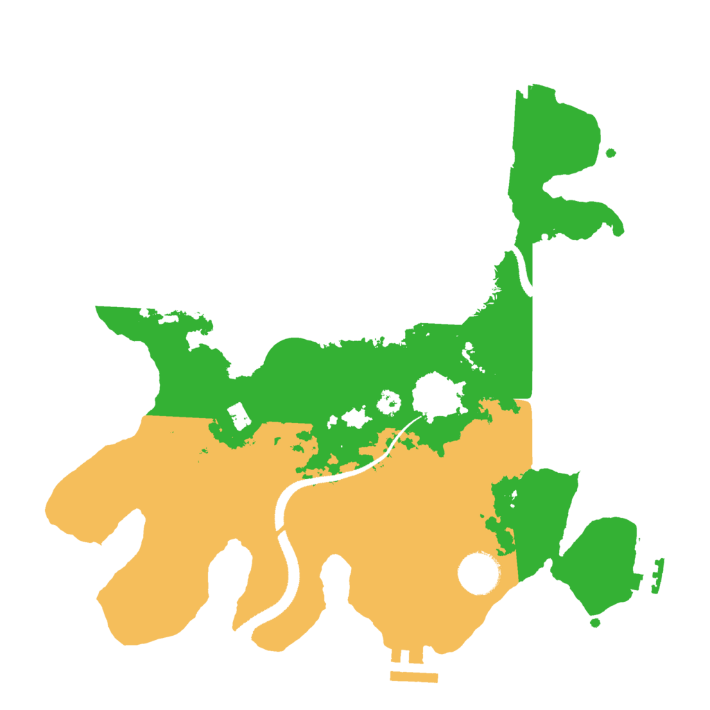 Biome Rust Map: Procedural Map, Size: 3000, Seed: 37170368