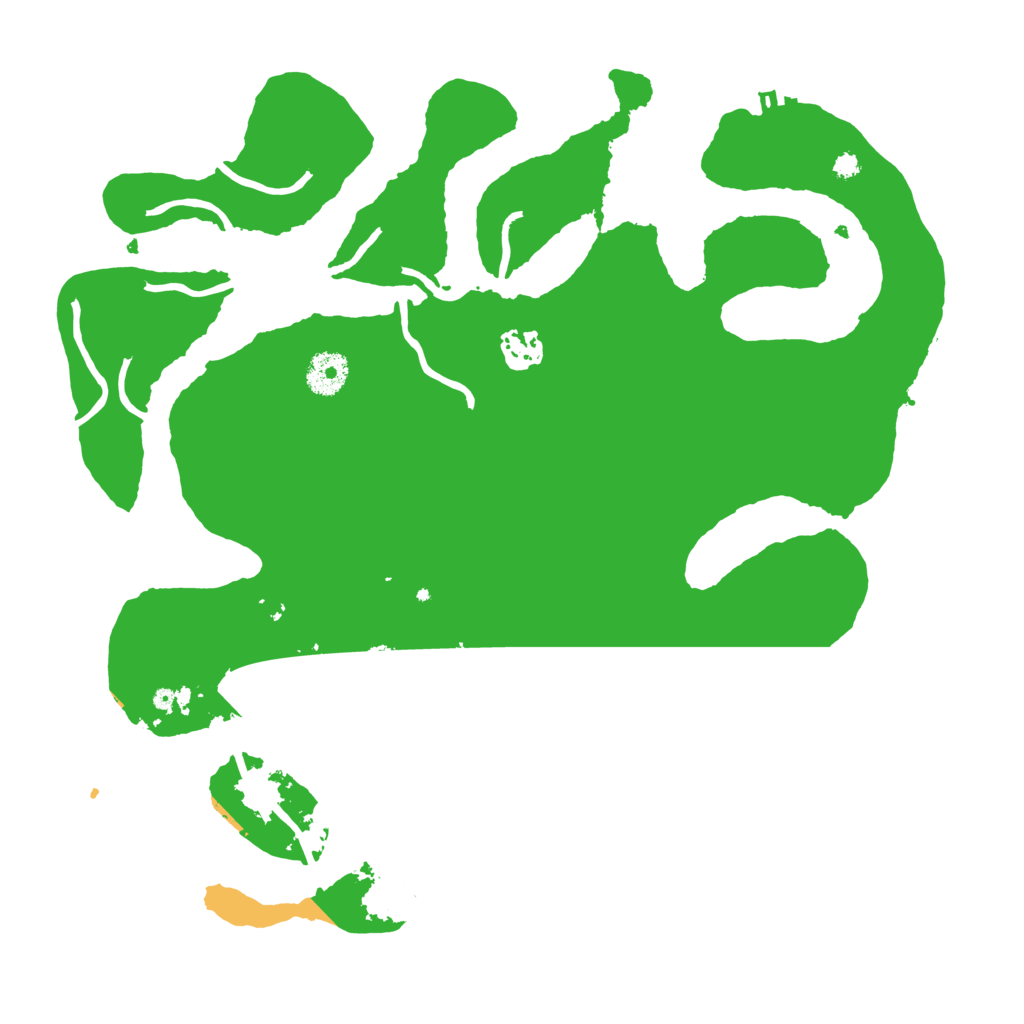 Biome Rust Map: Procedural Map, Size: 3600, Seed: 2095739753