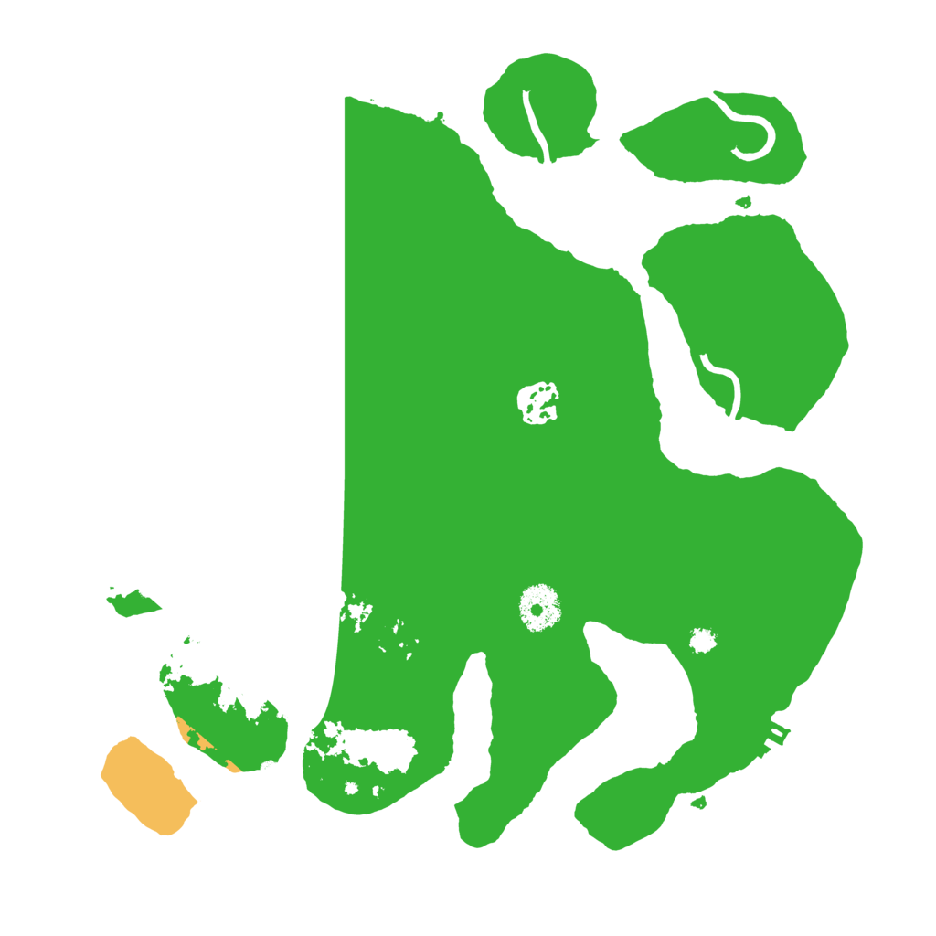 Biome Rust Map: Procedural Map, Size: 3200, Seed: 1254649091