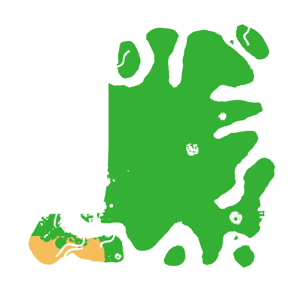 Biome Rust Map: Procedural Map, Size: 3500, Seed: 115373658