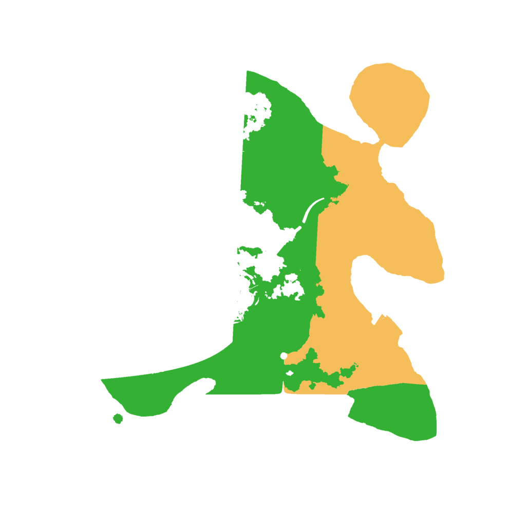 Biome Rust Map: Procedural Map, Size: 2200, Seed: 606531708