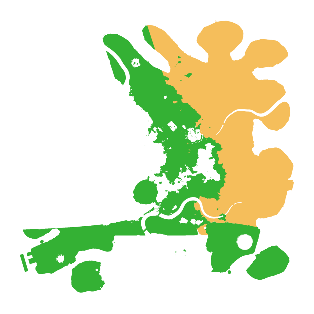 Biome Rust Map: Procedural Map, Size: 3550, Seed: 98342