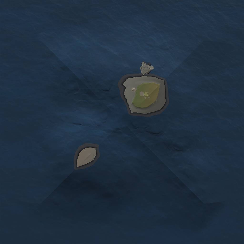 Rust Map: Procedural Map, Size: 1000, Seed: 91596646, 3 Monuments