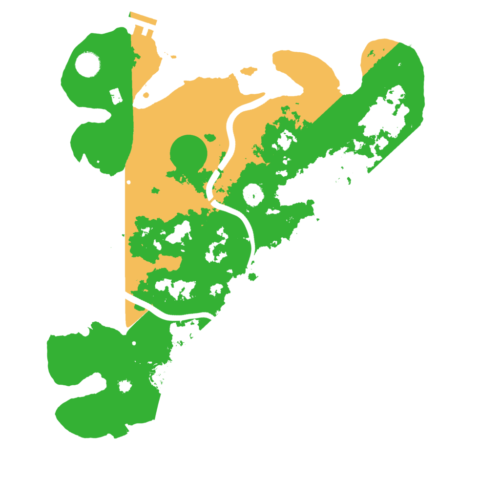 Biome Rust Map: Procedural Map, Size: 3550, Seed: 916630