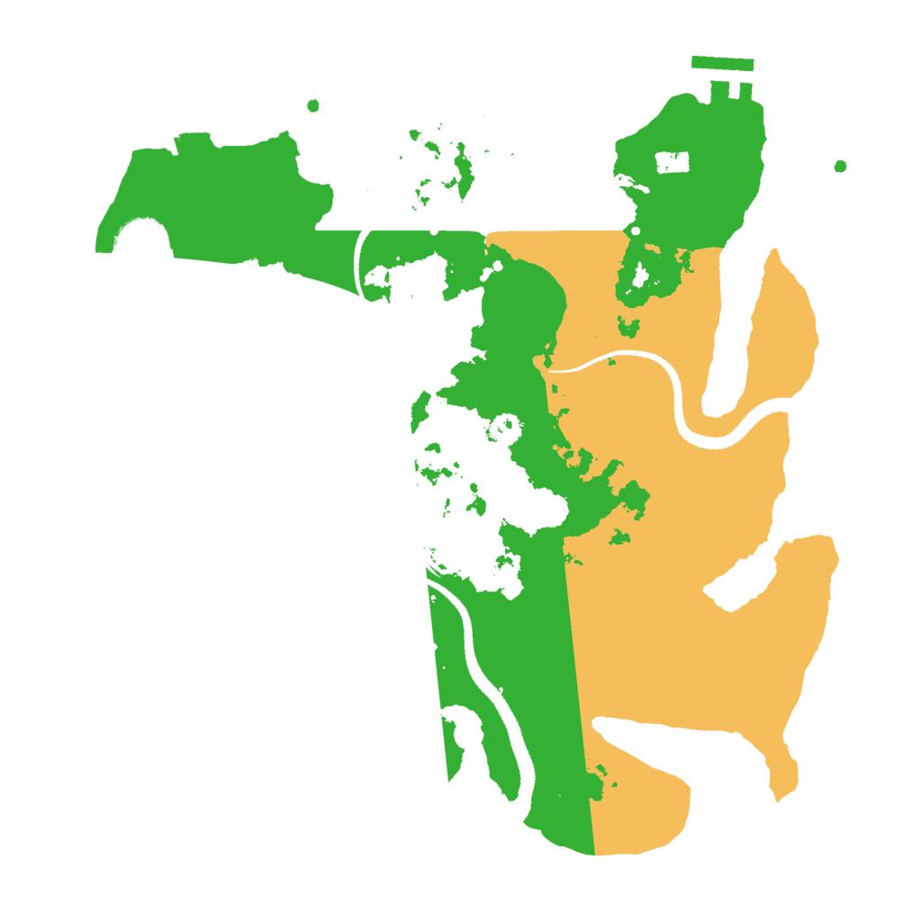 Biome Rust Map: Procedural Map, Size: 3000, Seed: 510178720