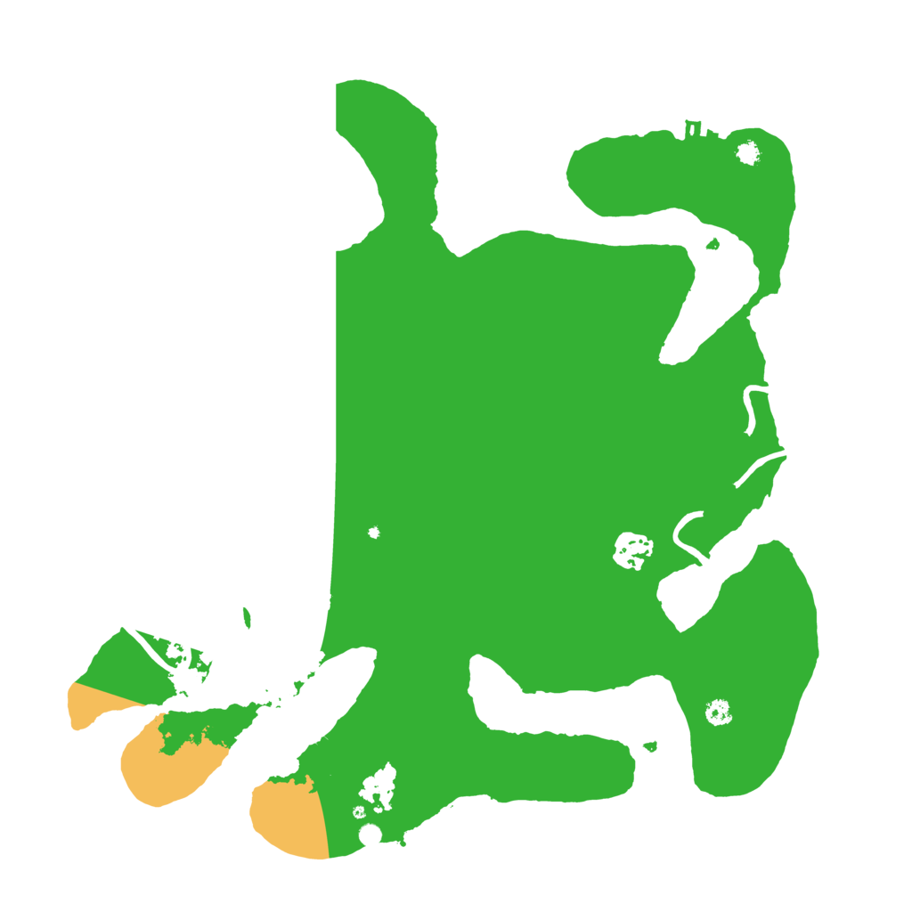 Biome Rust Map: Procedural Map, Size: 3550, Seed: 885825