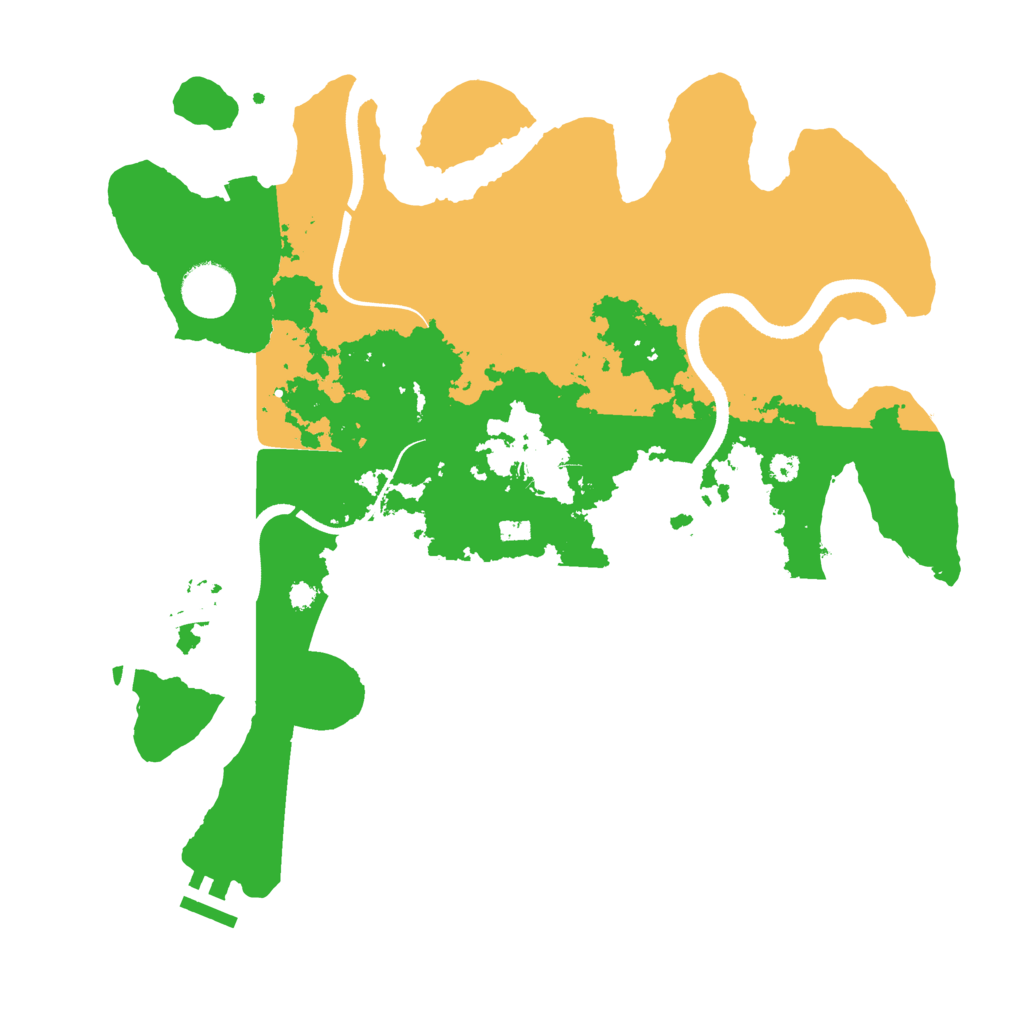 Biome Rust Map: Procedural Map, Size: 3550, Seed: 997378