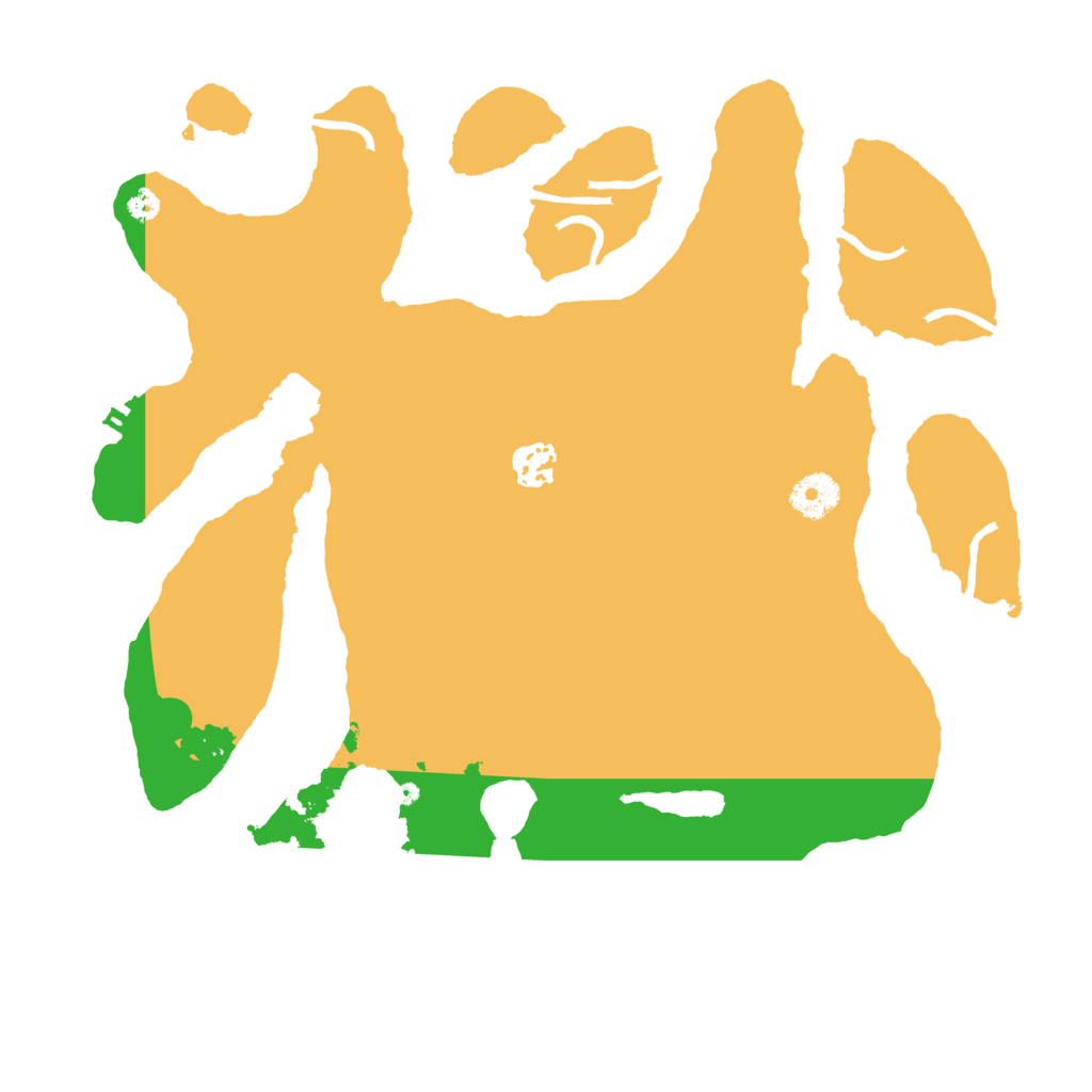 Biome Rust Map: Procedural Map, Size: 3550, Seed: 997378