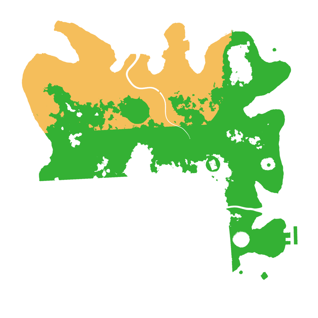 Biome Rust Map: Procedural Map, Size: 3550, Seed: 495970