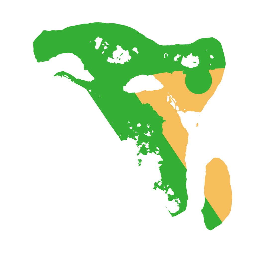 Biome Rust Map: Barren, Size: 2500, Seed: 996033