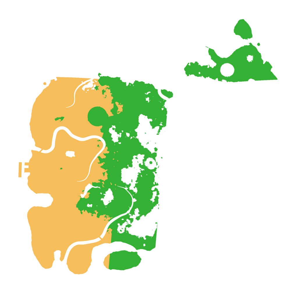 Biome Rust Map: Procedural Map, Size: 4000, Seed: 421999