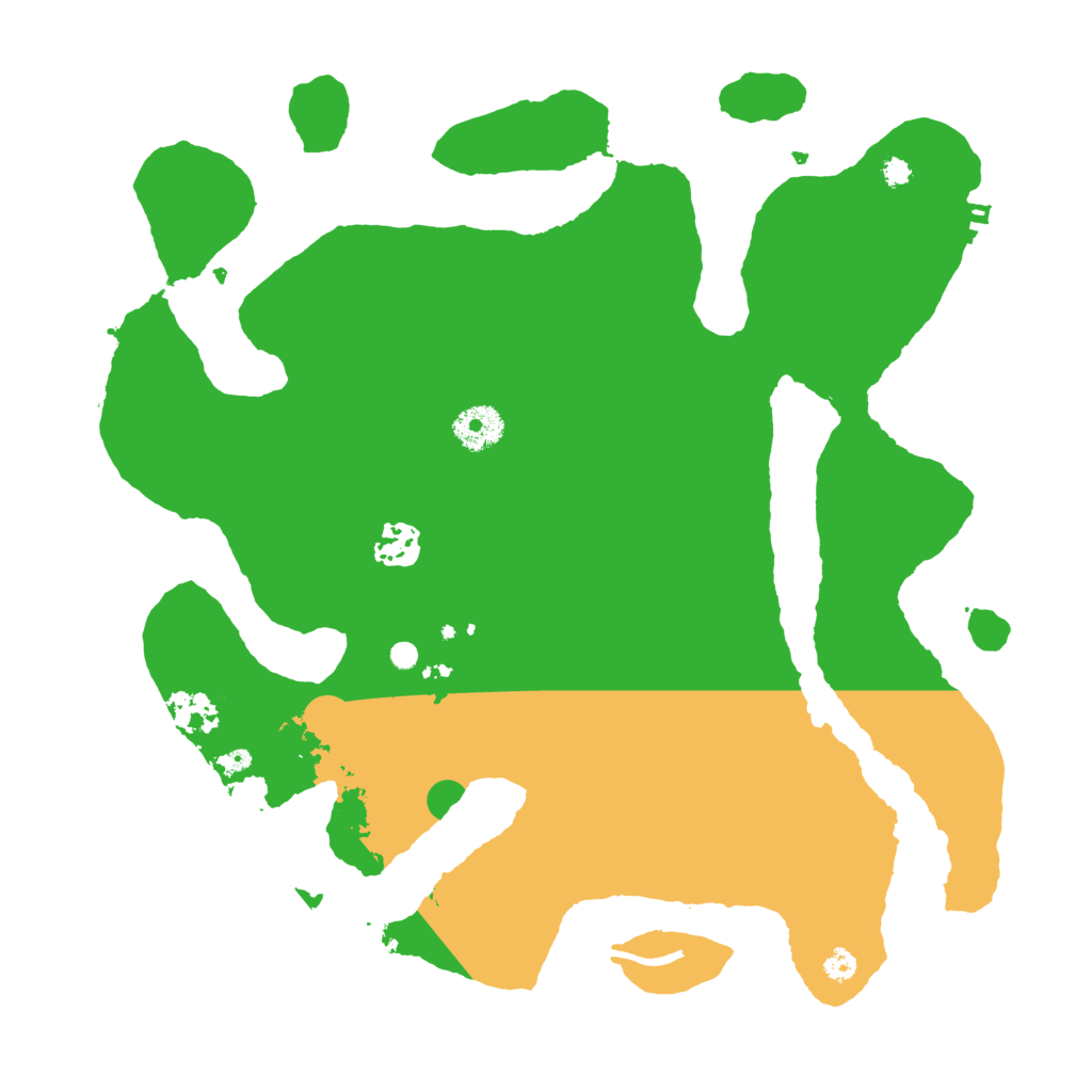 Biome Rust Map: Procedural Map, Size: 3500, Seed: 113330182