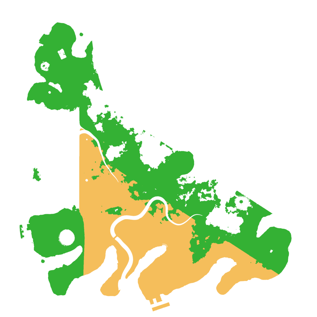 Biome Rust Map: Procedural Map, Size: 3550, Seed: 511464