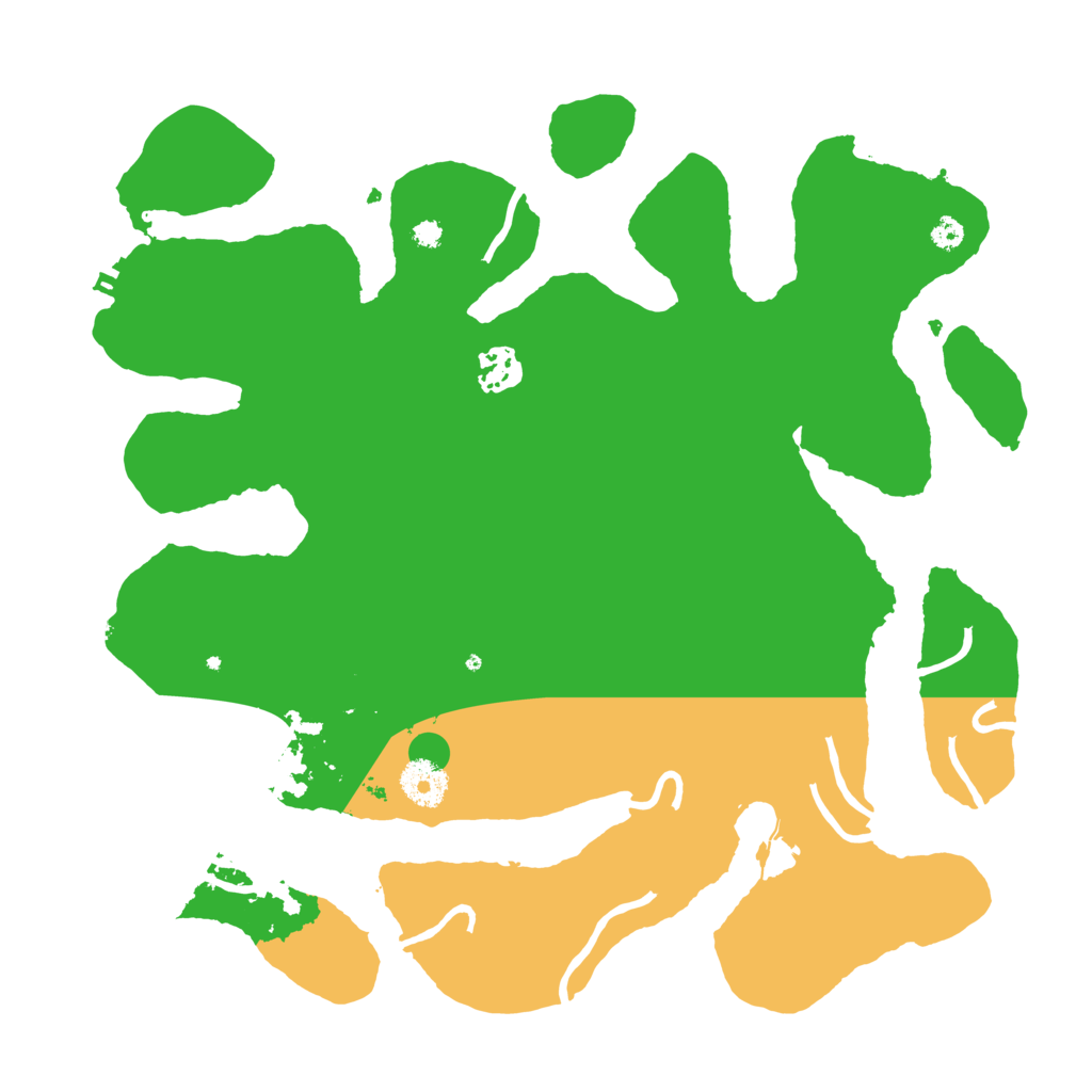 Biome Rust Map: Procedural Map, Size: 3500, Seed: 374835849