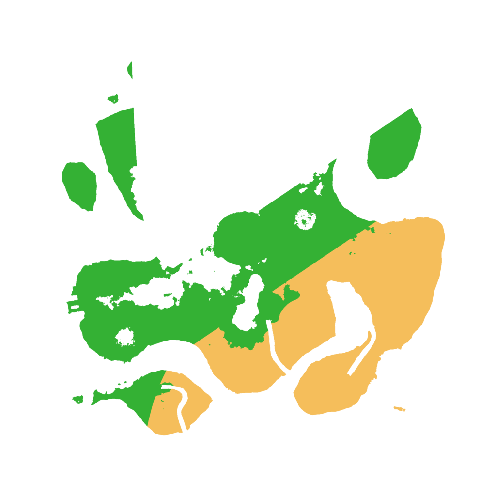 Biome Rust Map: Procedural Map, Size: 2500, Seed: 654123