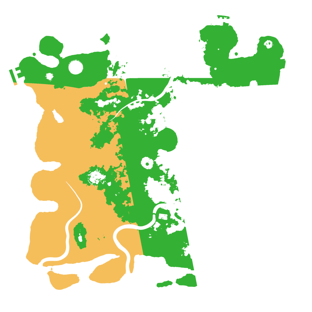 Biome Rust Map: Procedural Map, Size: 3850, Seed: 402581468