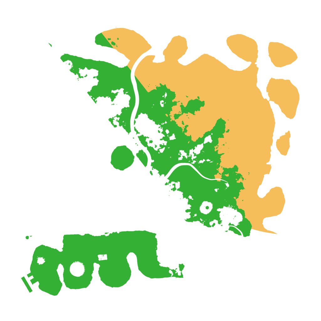 Biome Rust Map: Procedural Map, Size: 3800, Seed: 119