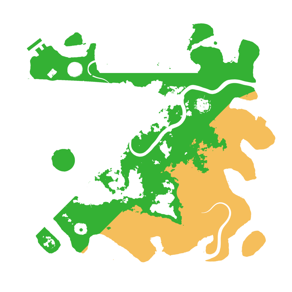 Biome Rust Map: Procedural Map, Size: 3500, Seed: 1886594955