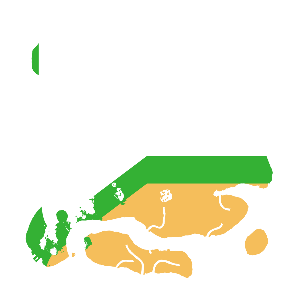 Biome Rust Map: Procedural Map, Size: 3500, Seed: 125445038