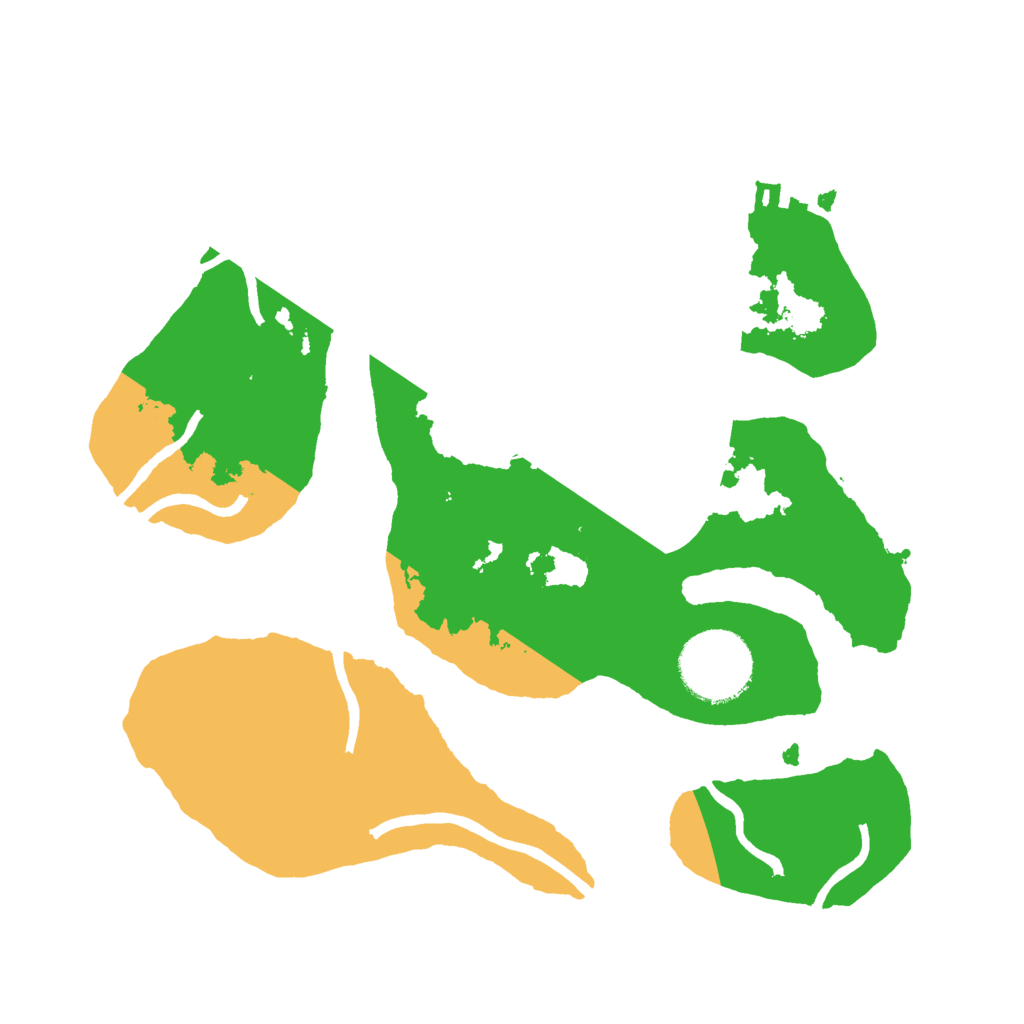 Biome Rust Map: Procedural Map, Size: 2500, Seed: 200019