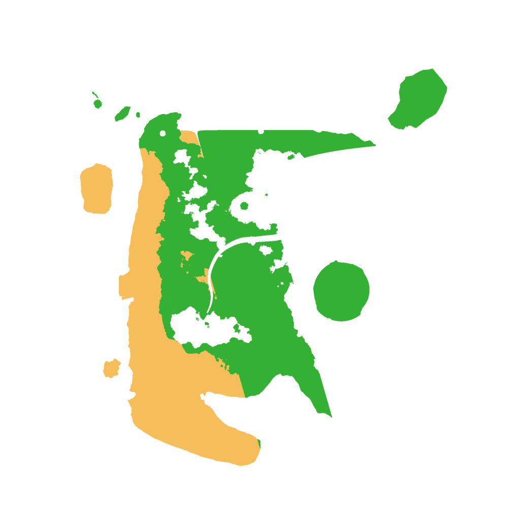 Biome Rust Map: Procedural Map, Size: 2500, Seed: 170029