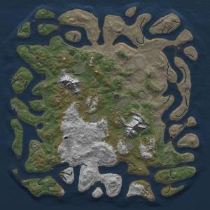 Thumbnail Rust Map: Procedural Map, Size: 6000, Seed: 3461289, 19 Monuments